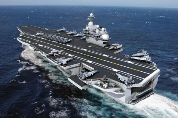 China's third aircraft carrier sets sail.