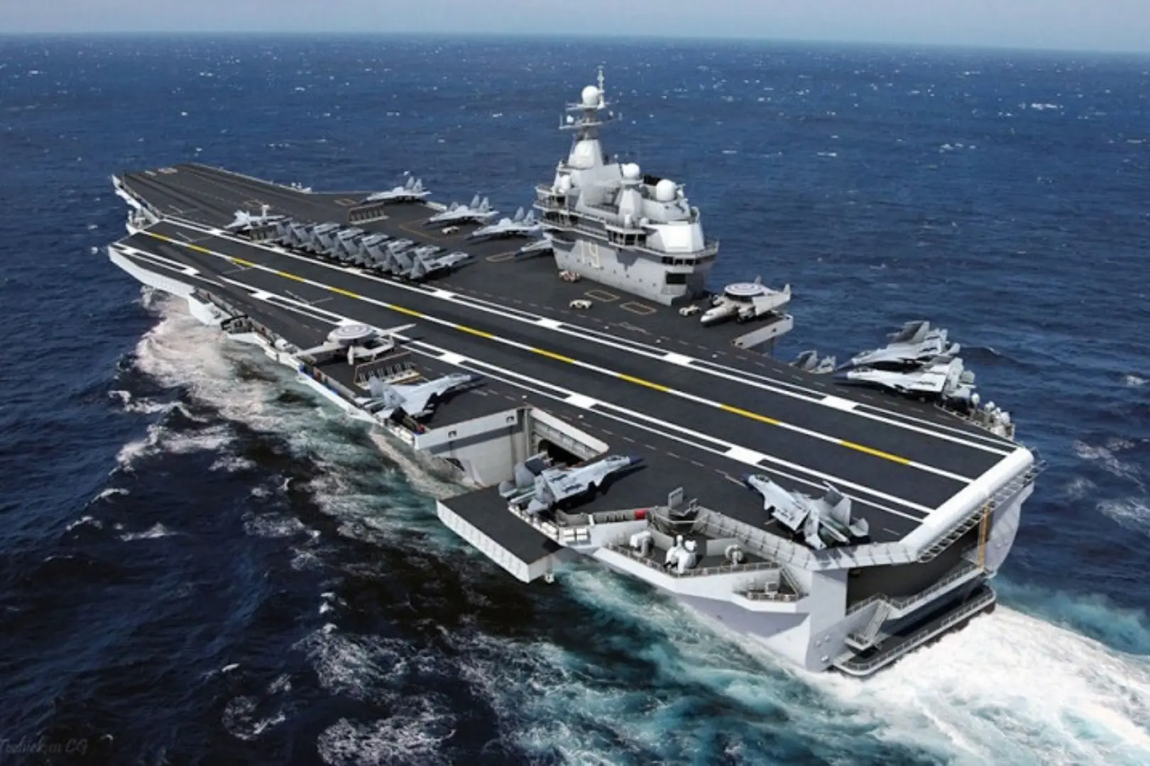 China's third aircraft carrier sets sail.