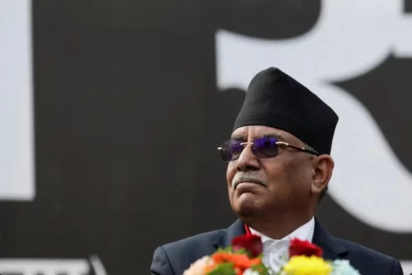 Nepalese Prime Minister Prachanda.
