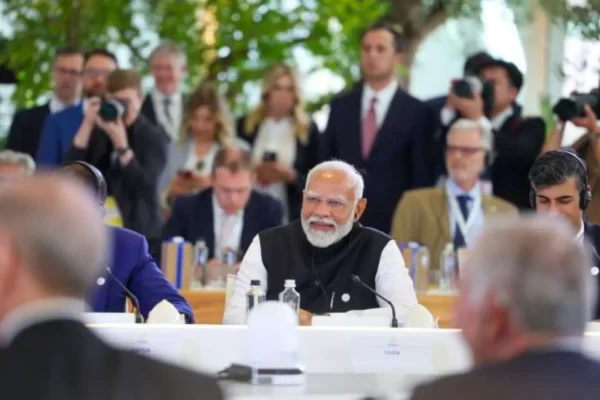 Prime Minister Modi attends the G7 Summit in Italy before returning to Delhi.