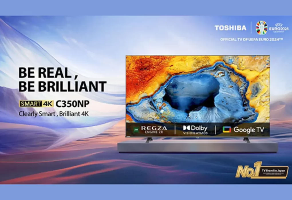 Toshiba Releases the C350NP Smart Google TV, which Starts at Rs 26,999 and Has Dolby Vision and Atmos.