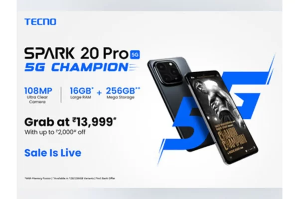 Calling All 5G Champions: The Tecno Spark 20 Pro 5G is Here!