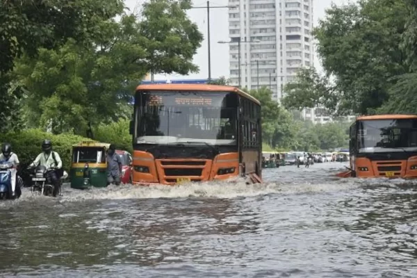 waterlogging in delhi