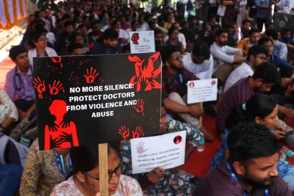 doctors protest