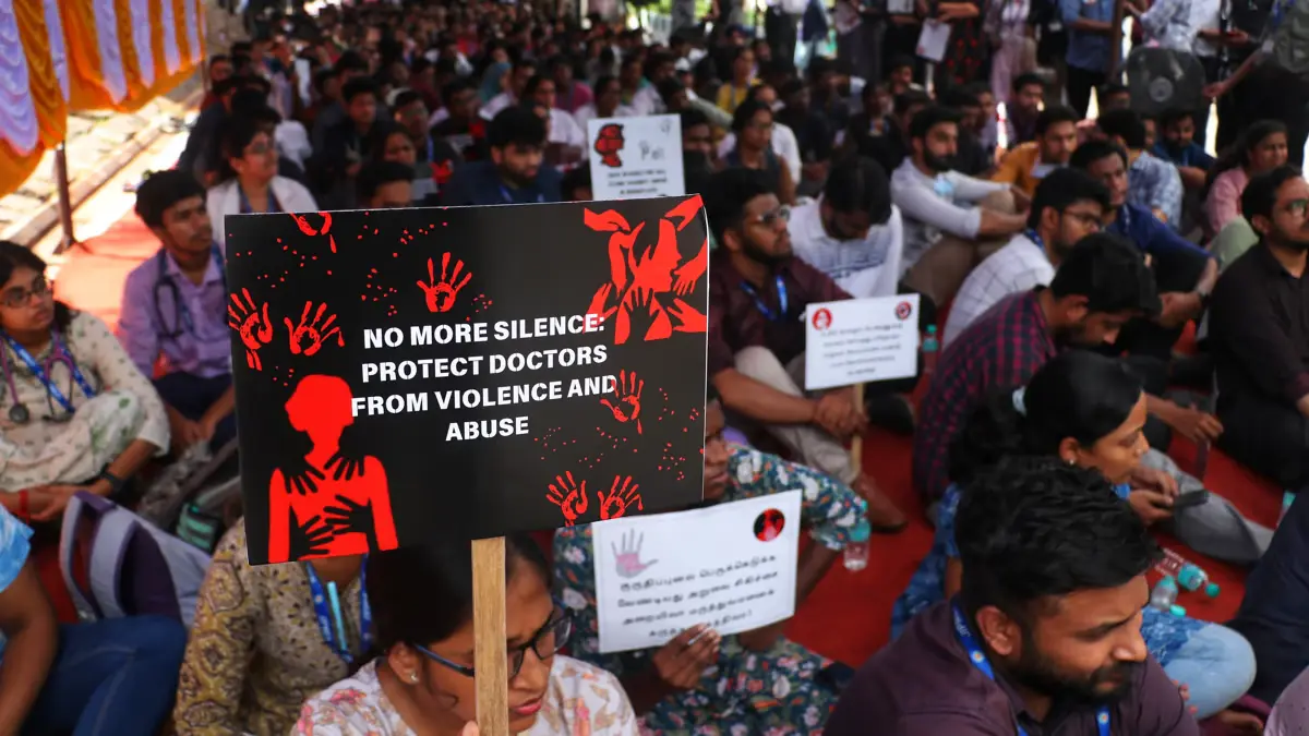 doctors protest