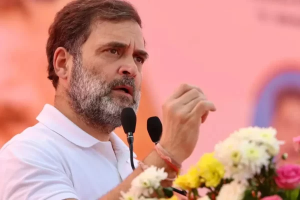 rahul gandhi of the congress pledges to reinstate the old pension scheme in haryana ahead of the polls