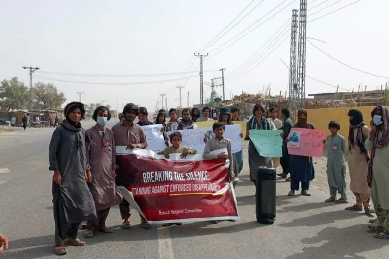 balochistan: byc protests in response to pakistani military' continued enforced disappearances