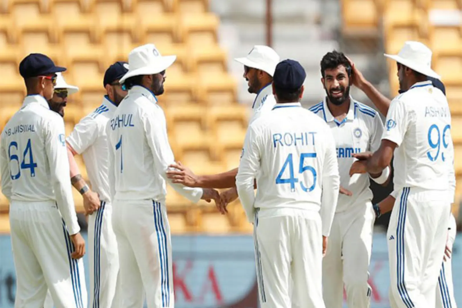 first test, cricket match