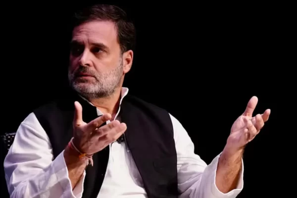 rahul gandhi claims at the nuh rally that the bjp and rss are destroying the constitution.