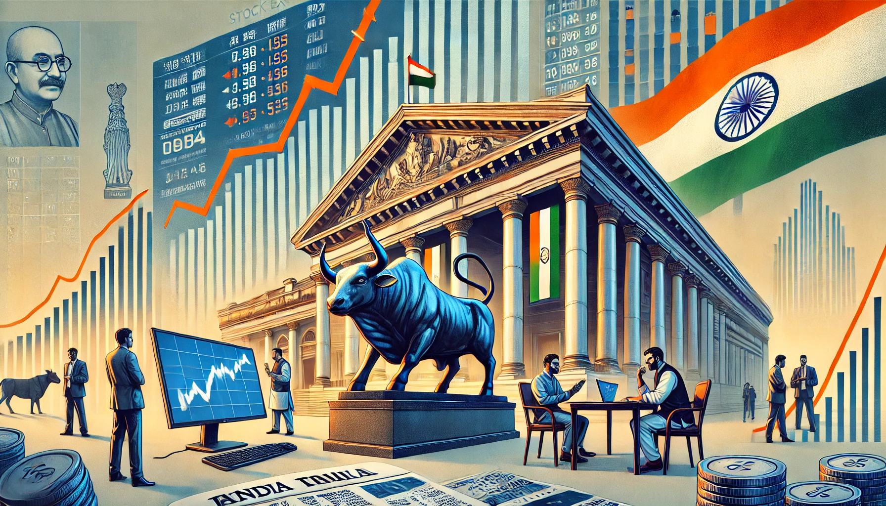 Indian Stock Markets Stay Volatile as Global Tensions Impact Investor Sentiment