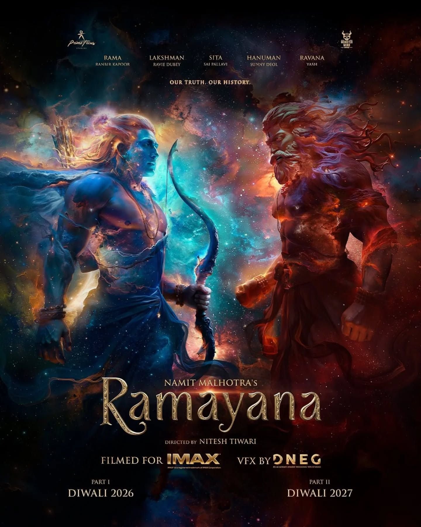 ‘Rama’ First Glimpse From Ramayana To Drop Worldwide on Hanuman Jayanti, Says Producer