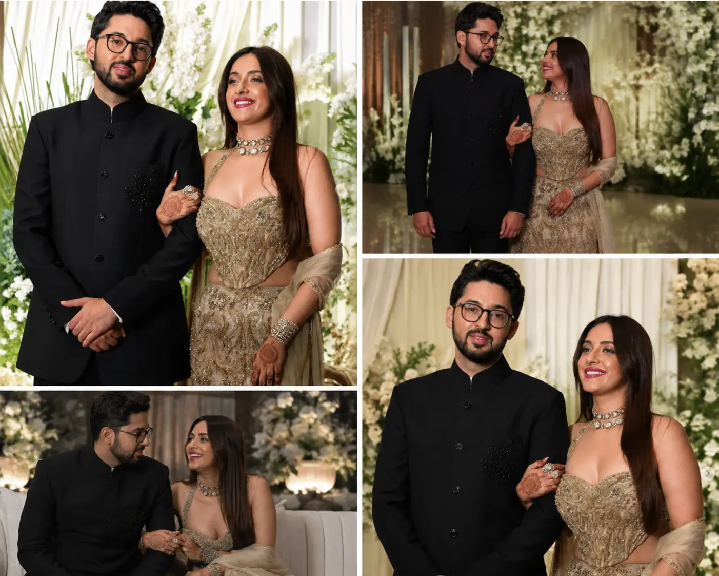 akansha sharan wedding reception attracts bollywood stars