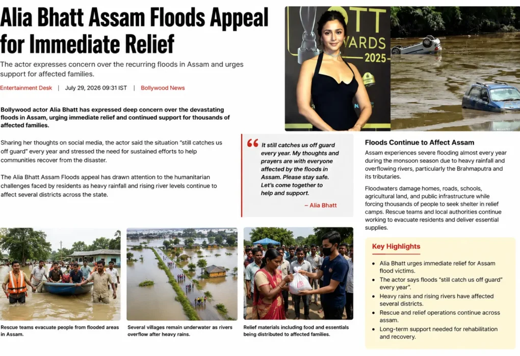 alia bhatt assam floods