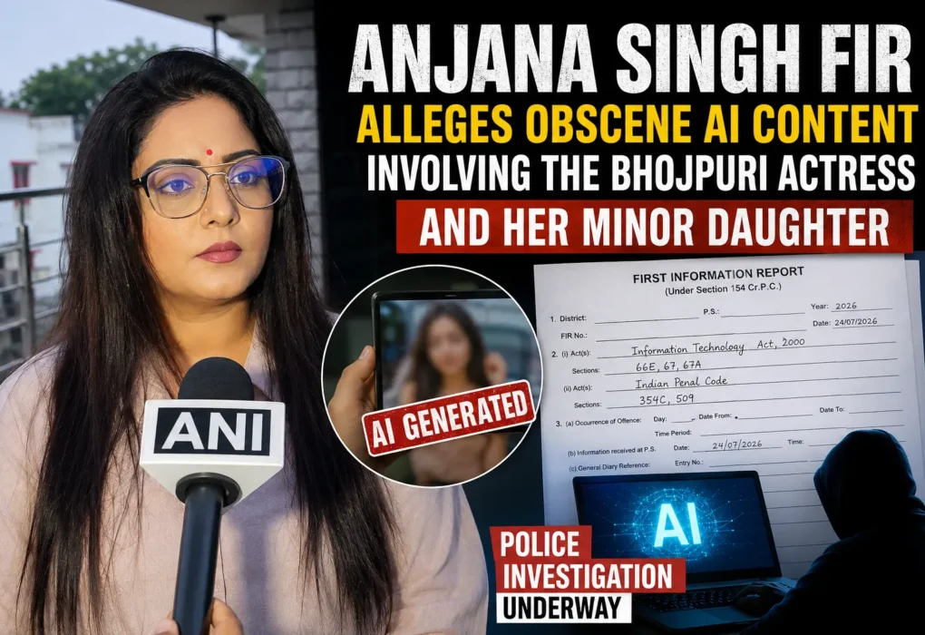 anjana singh fir over alleged ai content