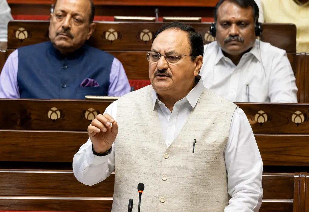 jp nadda parliament session