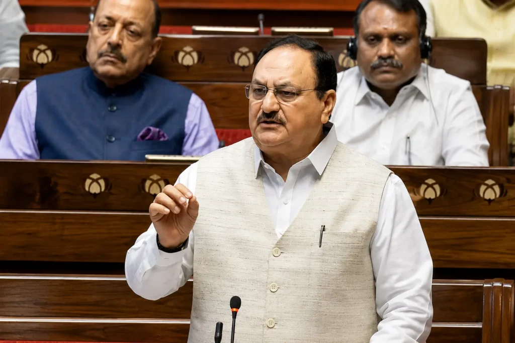 jp nadda parliament session