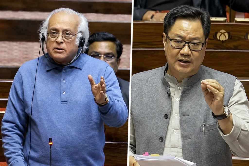 jairam ramesh accuses rijiju