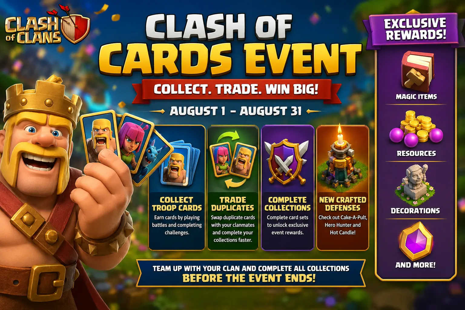 clash of cards event