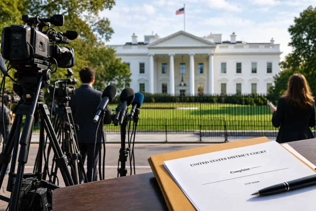 cnn, ms now sue trump over white house access