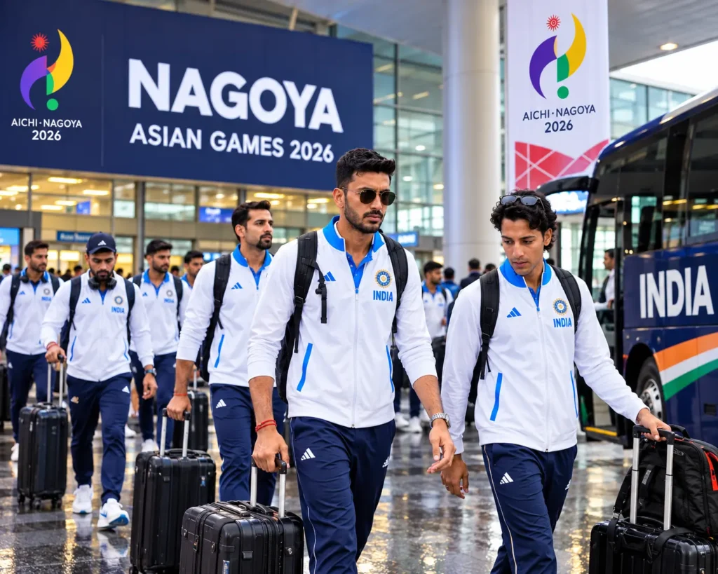 india cricket team reaches nagoya