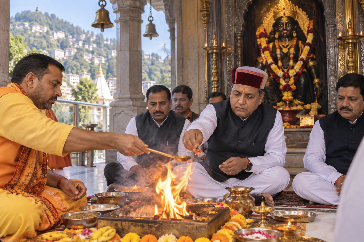 kalisthan temple nahan havan