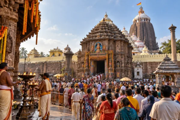 puri jagannath temple sees devotee rush on ekadashi