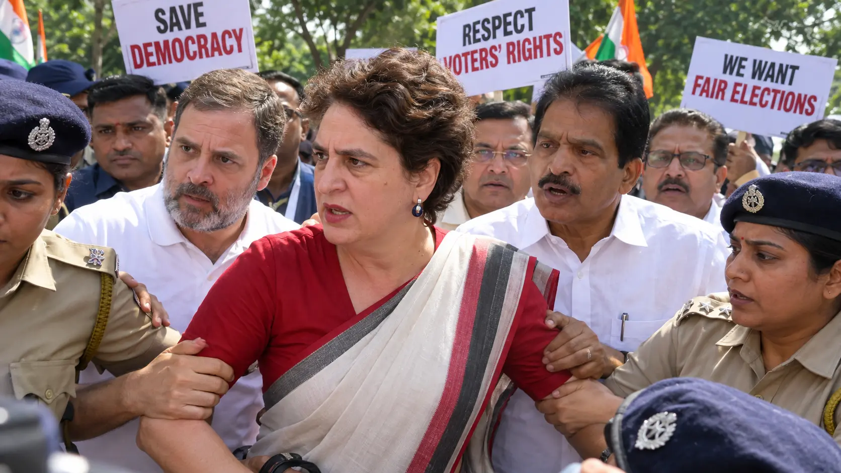 india bloc protest